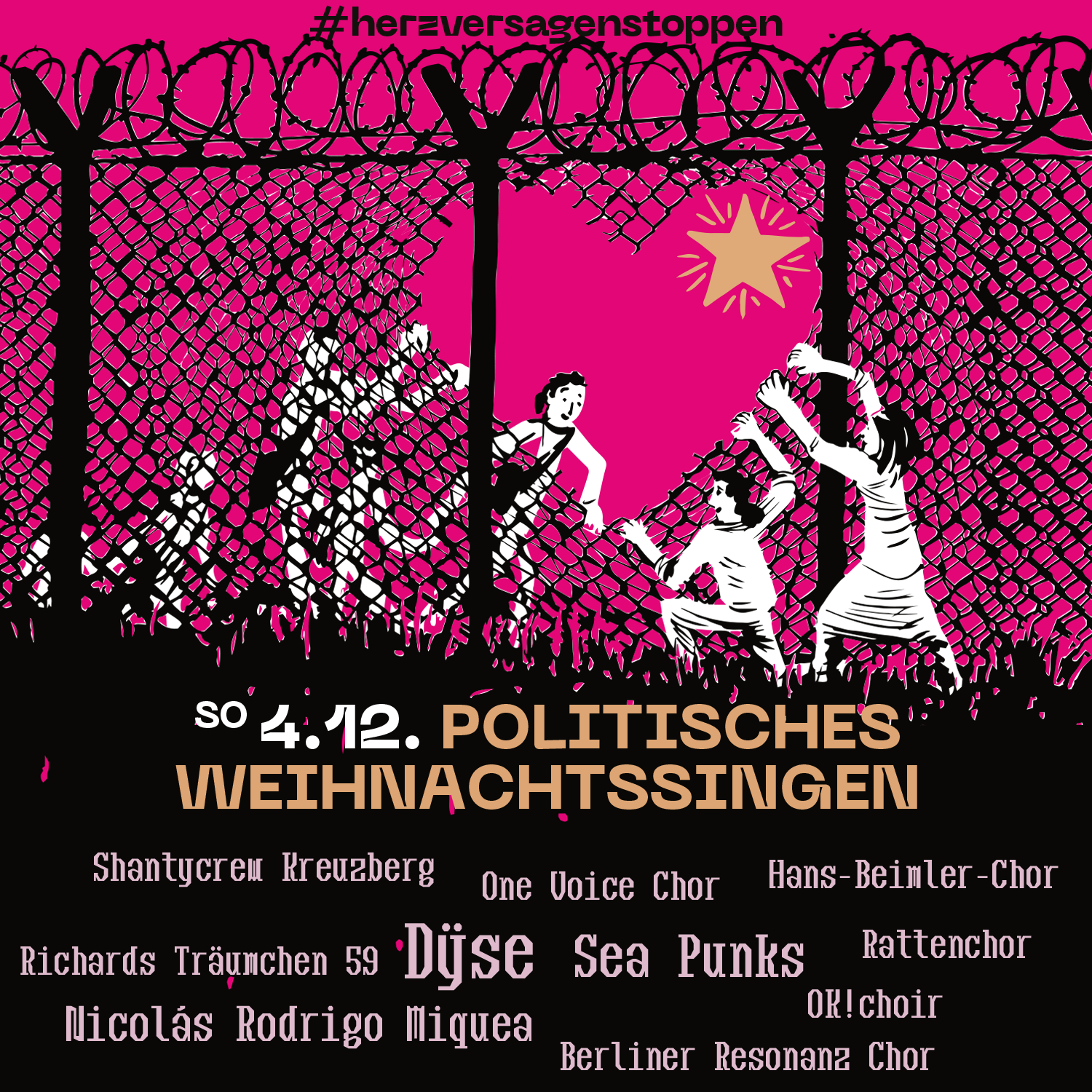 Politisches Weihnachtssingen 2022 – Wir packen's an