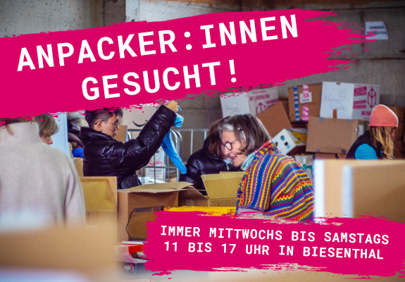 Anpacker:innen gesucht | Wir packen's an