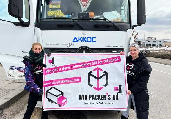 Wir packen's an – Hilfe für Erdbebengebiet in der Türkei