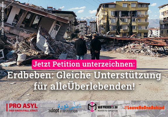 Erdbeben Peition Wir packen's an