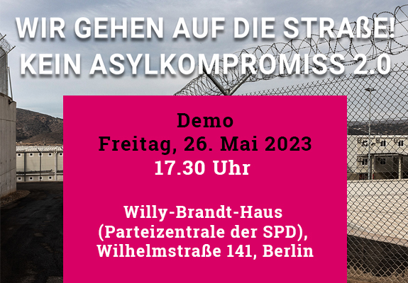Demo gegen Asylabstimmung