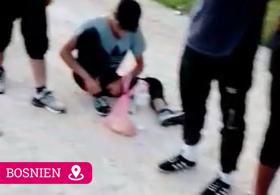 Schuhe für Geflüchtete in Bosnien, Wir packen's an