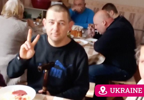 Bachmut Notunterkunft Ukraine, Wir packen's an