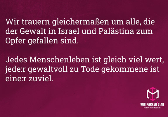 Wir packen's an - Wir trauern
