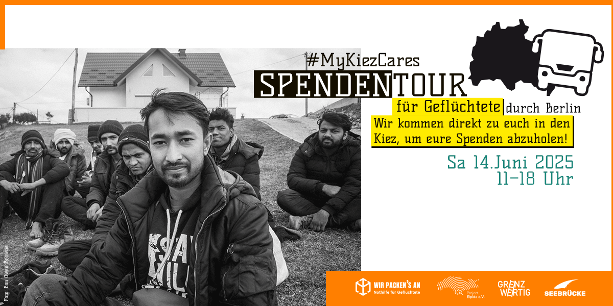 MyKiezCares Spendentour durch Berlin, Wir packen's an